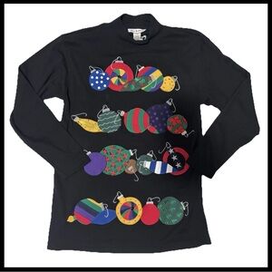 Bechamel christmas Ornament Womens Turtleneck sweater size Medium